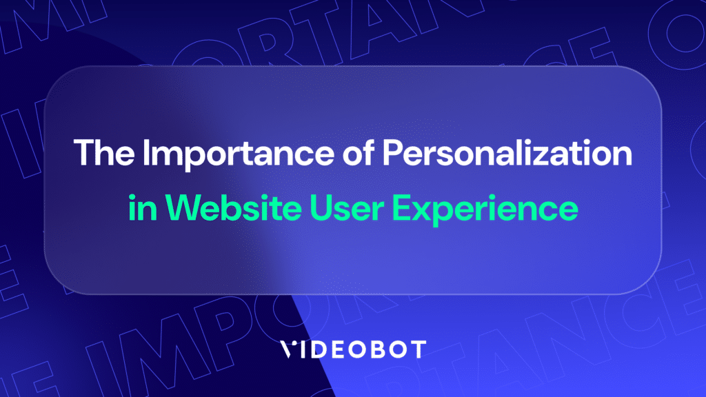 website personalization