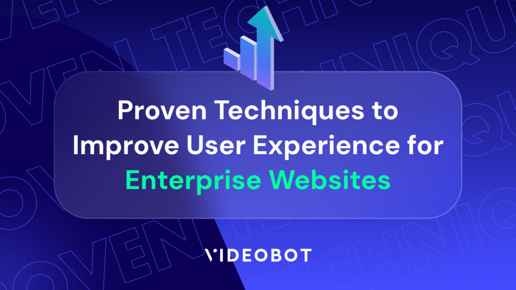 UX improvement techniques for enterprise websites