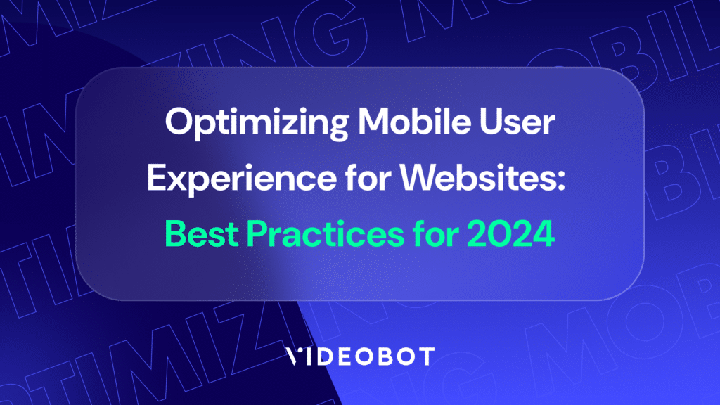 Mobile User Experience for websites